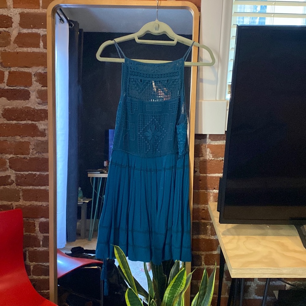 Teal FP dress